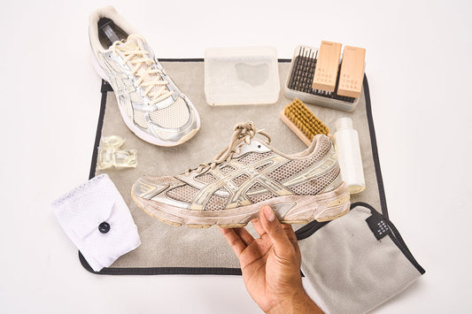 How To Clean ASICS GEL-1130 (Or Any White Mesh Running Shoe)