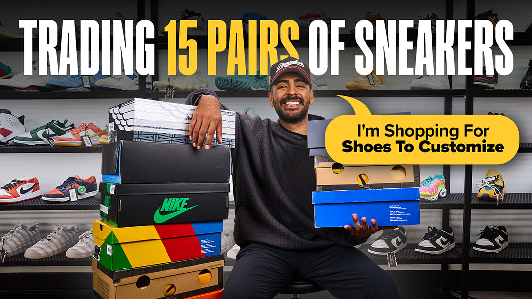 Success or Finessed? Vick Almighty Trades 15 Pairs of Sneakers