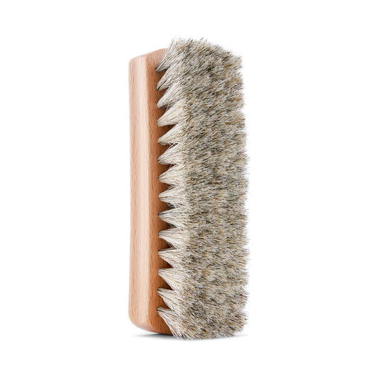 HORSEHAIR SUEDE SHOE BRUSH