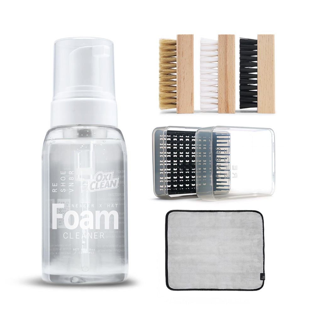 KIT DE ESPUMA PARA LIMPIEZA DE ZAPATILLAS Y GORROS OXICLEAN